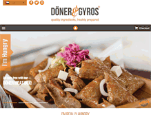 Tablet Screenshot of donerandgyros.com